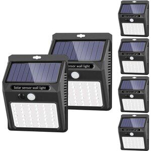 Solar Lights Outdoor Motion Sensor Security Lights Waterproof Garden Patio Garag